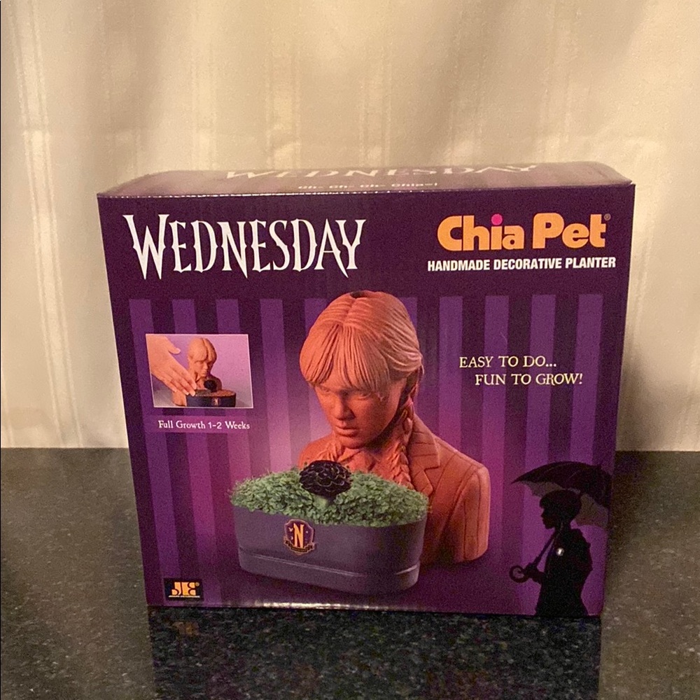 Wednesday Chia Pet Planter